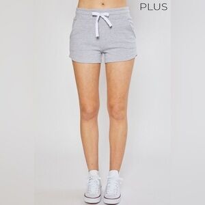 Grey French Terry Shorts Size 3X by Reflex